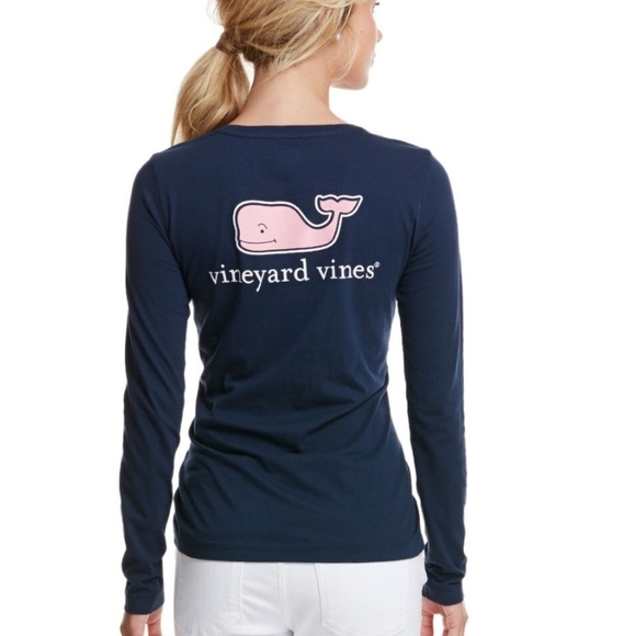 Vineyard Vines Tops - ❗️SALE ❗️Vineyard Vines Signature Whale Long Sleeve Tee